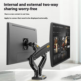 Computer Dual Screen Monitor Smart Desktop Up And Down Lifting Display Rack